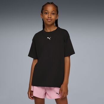 Girls Black Logo T-Shirt