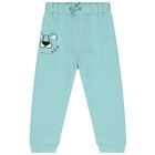 بدلة رياضية أولاد باللون الاخضر والعاجى (2 قطع), 1, hi-res