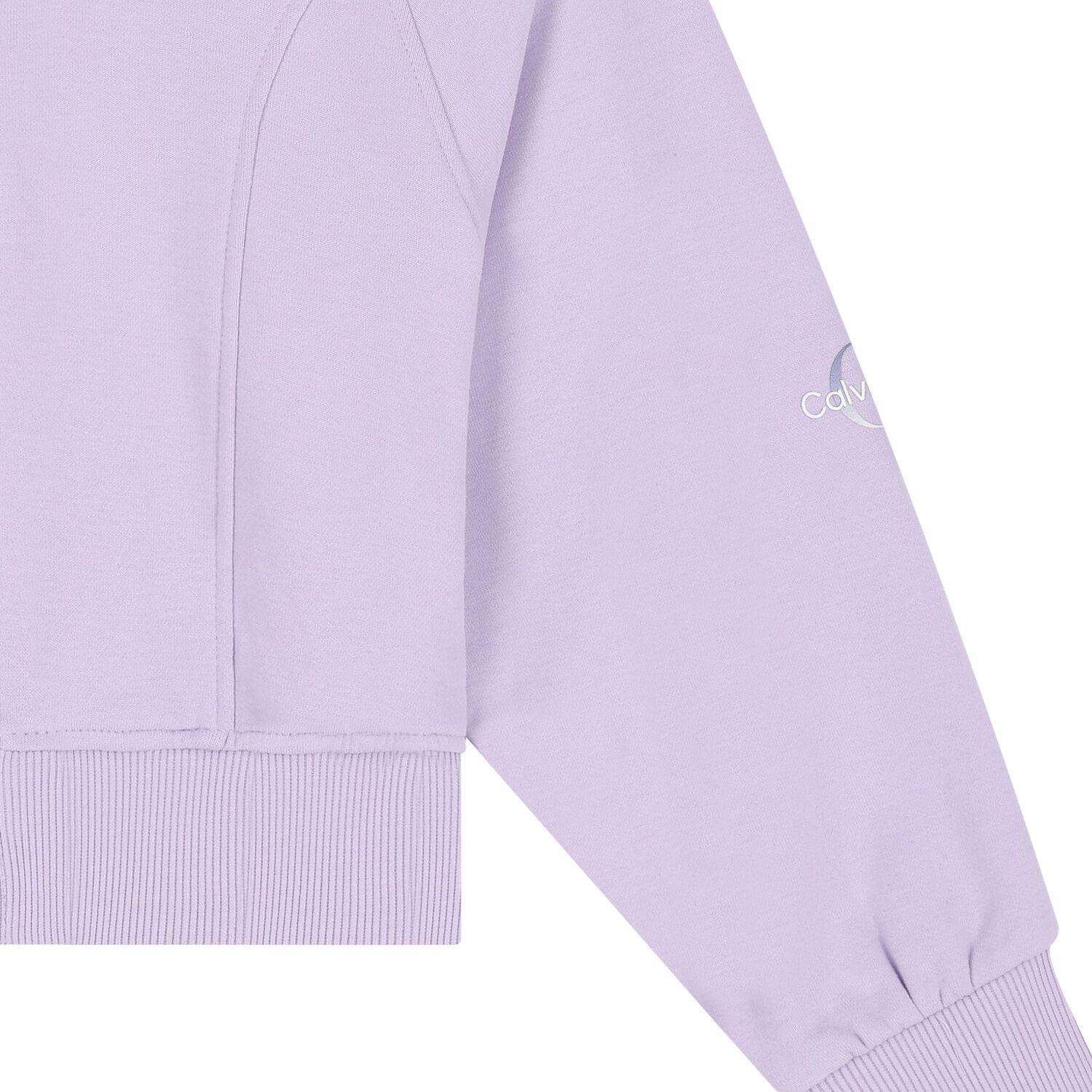 Girls Purple Logo Hooded Zip Up Top, 1, hi-res