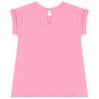 Girls Pink Logo Leggings Set, 1, hi-res