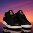 Black Stan Smith J Trainers, 1, hi-res