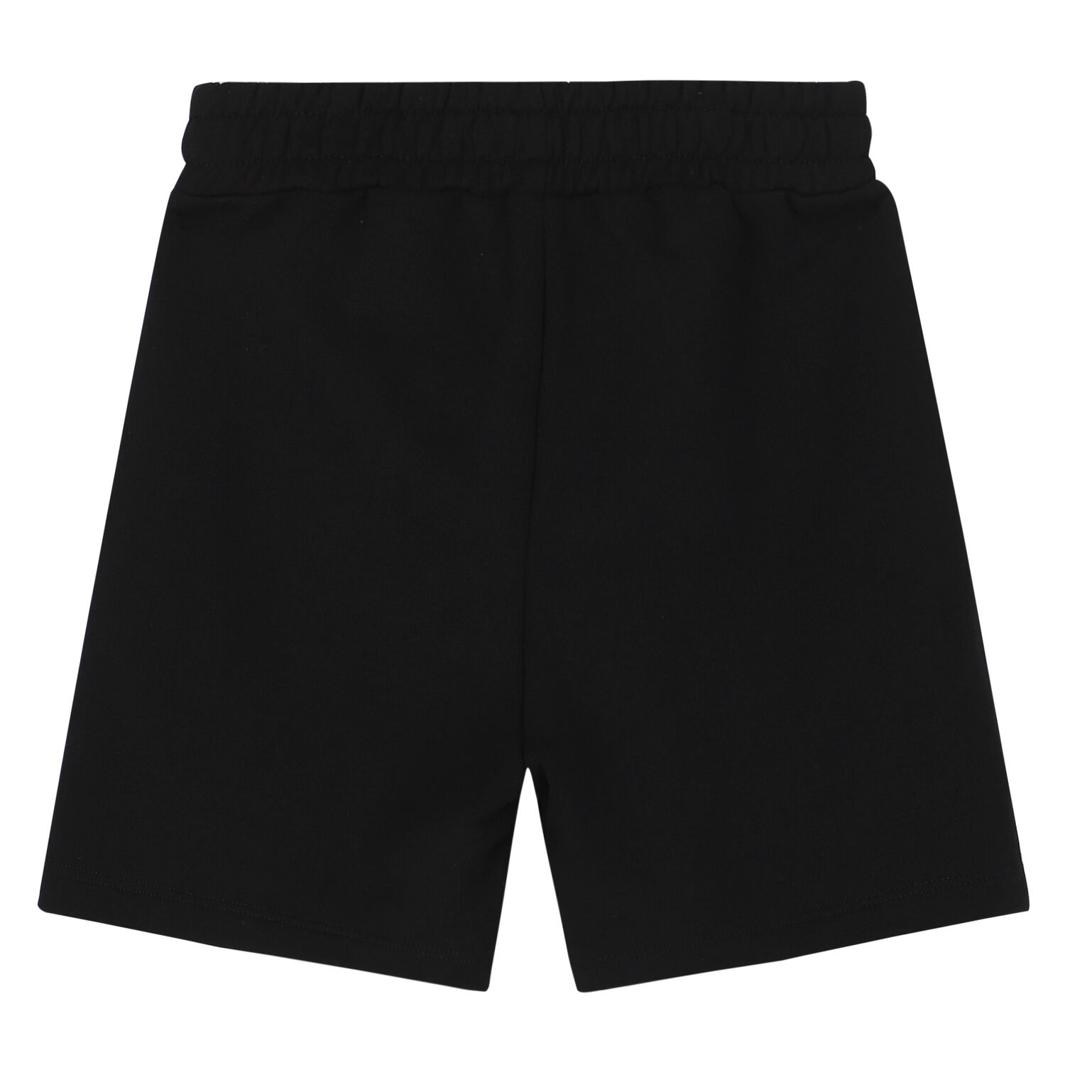Boys Black Logo Shorts, 1, hi-res