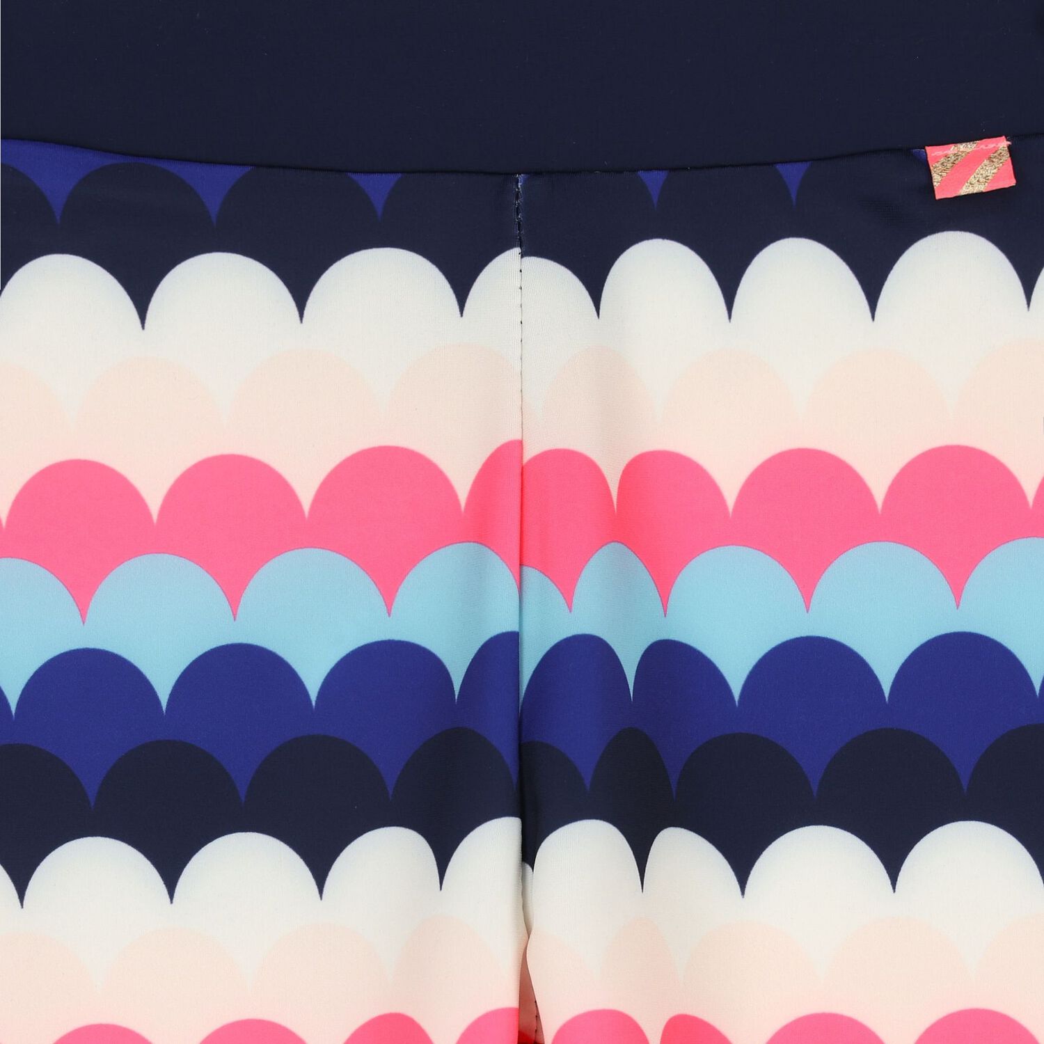 Girls Navy Blue & Pink Leggings, 1, hi-res image number null