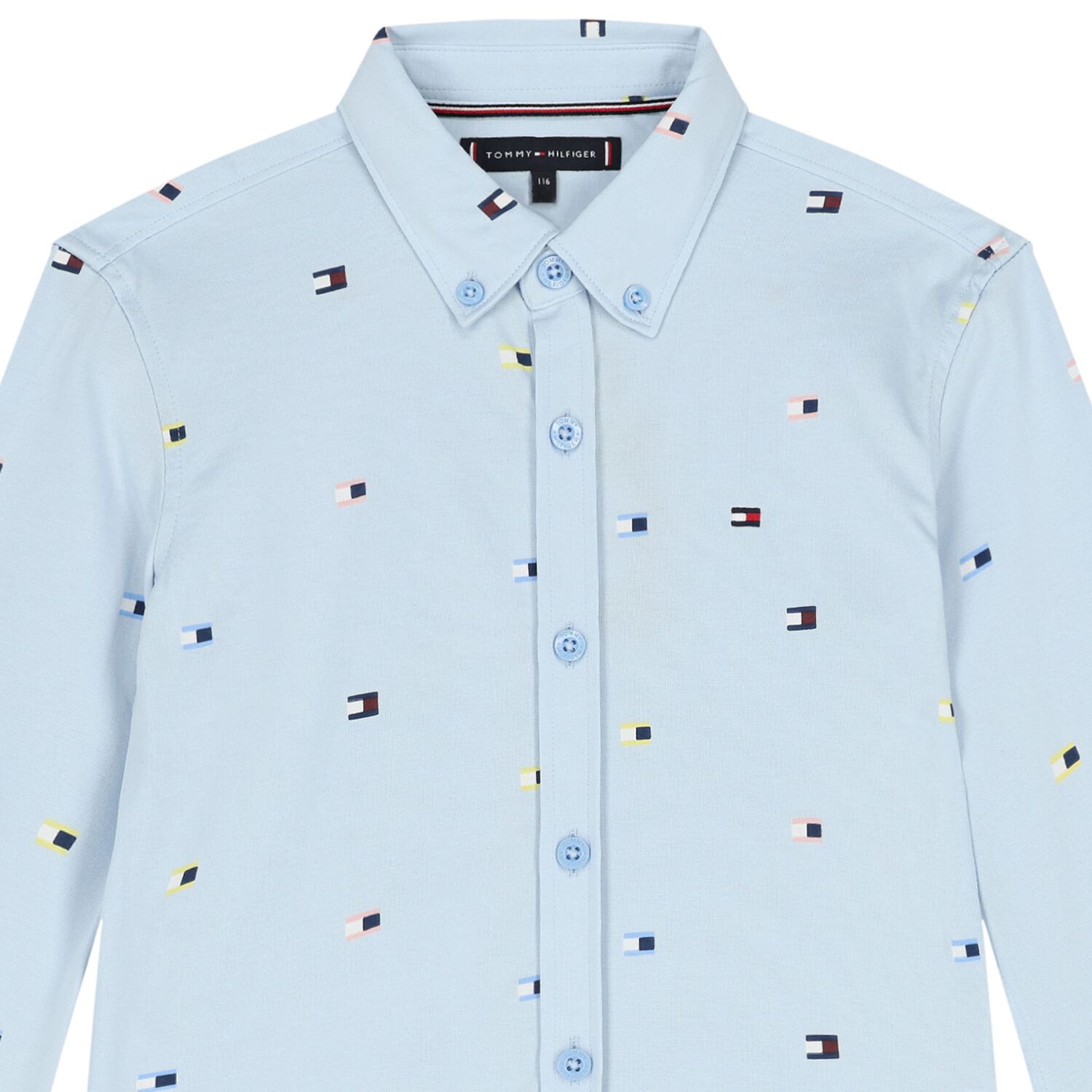 تيشيرت أولاد بالشعار باللون الكحلي, 1, hi-res image number null