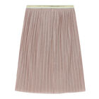 Girls Pink Pleated Skirt, 1, hi-res
