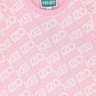 فستان وردي بشعار للفتيات الصغيرات, 1, hi-res