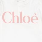 Younger Girls Mini Me White Long Sleeve Top, 1, hi-res