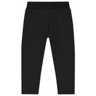 بدلة رياضية أولاد  بالشعار باللون الأسود, 1, hi-res