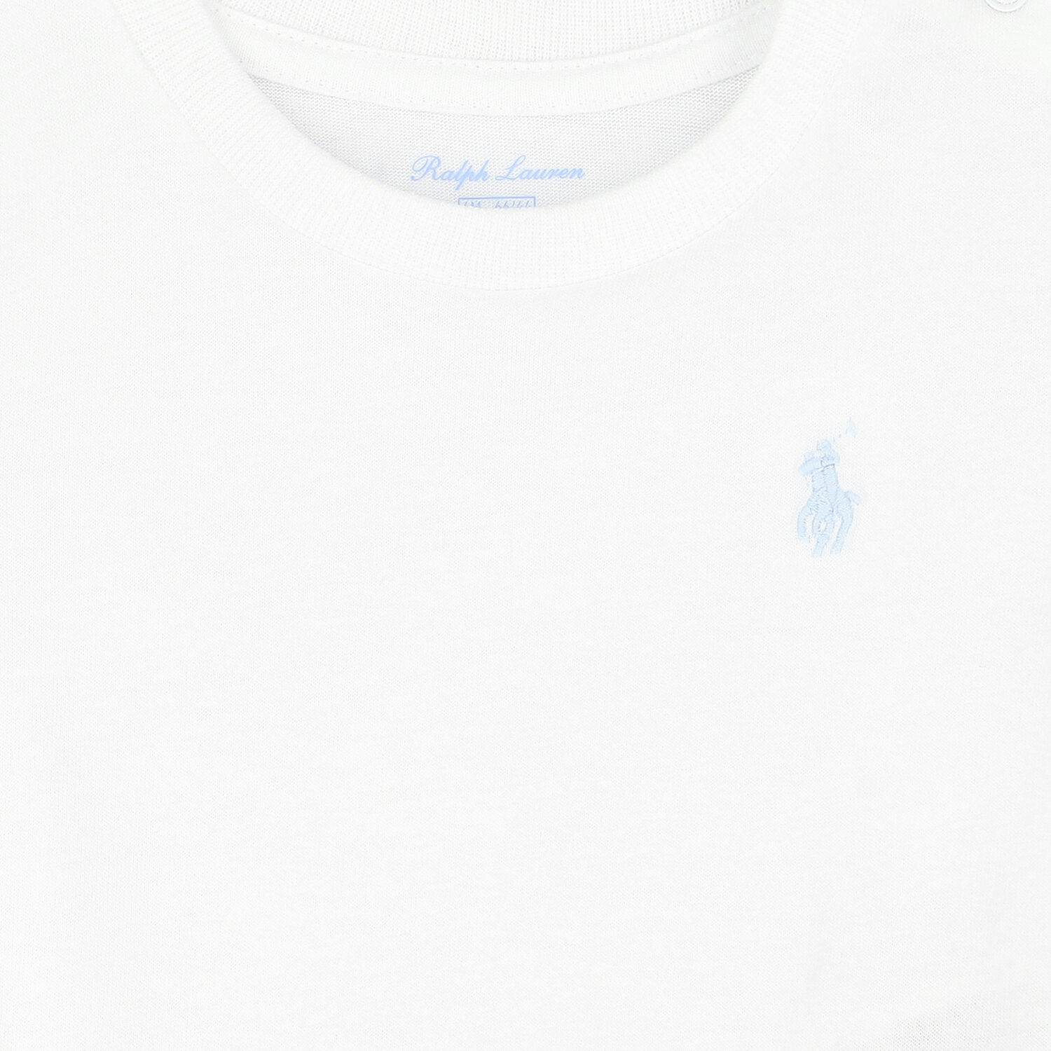Baby Boys White Logo Bodysuit, 1, hi-res