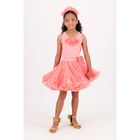 Girls Coral Tutu Skirt, 10, hi-res