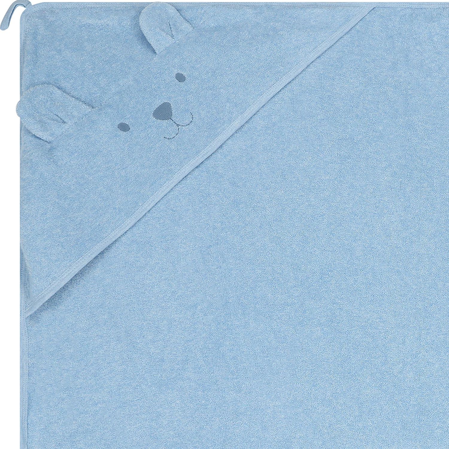 منشفة بغطاء رأس على شكل دب أزرق للأولاد الصغار, 1, hi-res image number null