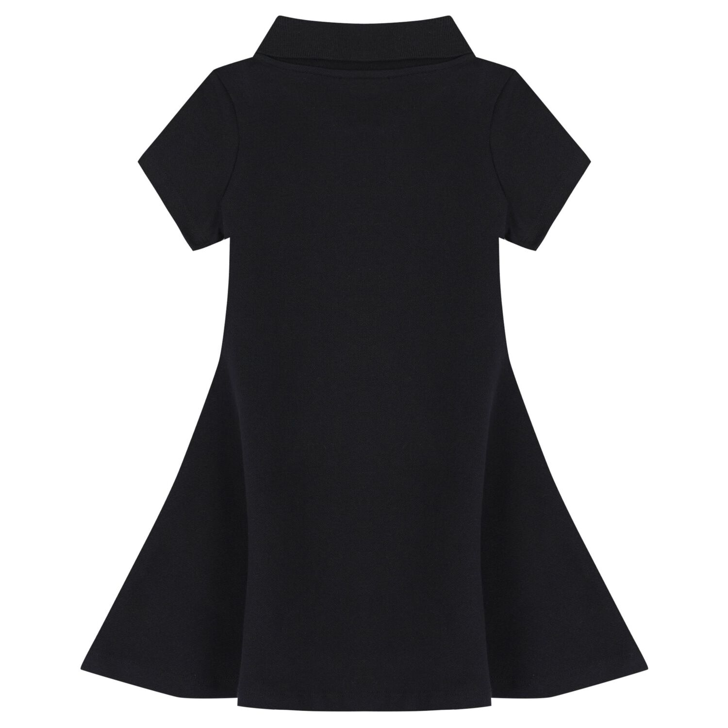 فستان بنات بالشعار باللون الأسود, 2, hi-res