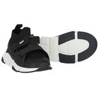 حذاء رياضي بالشعار باللون الاسود والابيض, 1, hi-res