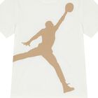 Boys White & Beige Jordan Shorts Set, 2, hi-res