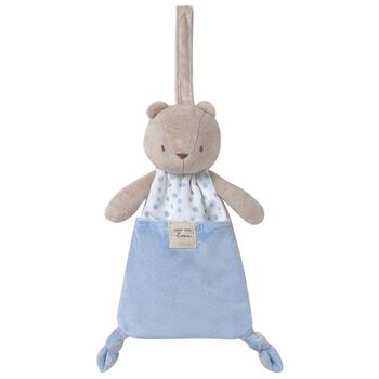 Baby Boys Blue & Beige Squirrel Doudou Comforter