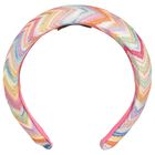 Girls Multi-Coloured Zigzag Headband, 2, hi-res