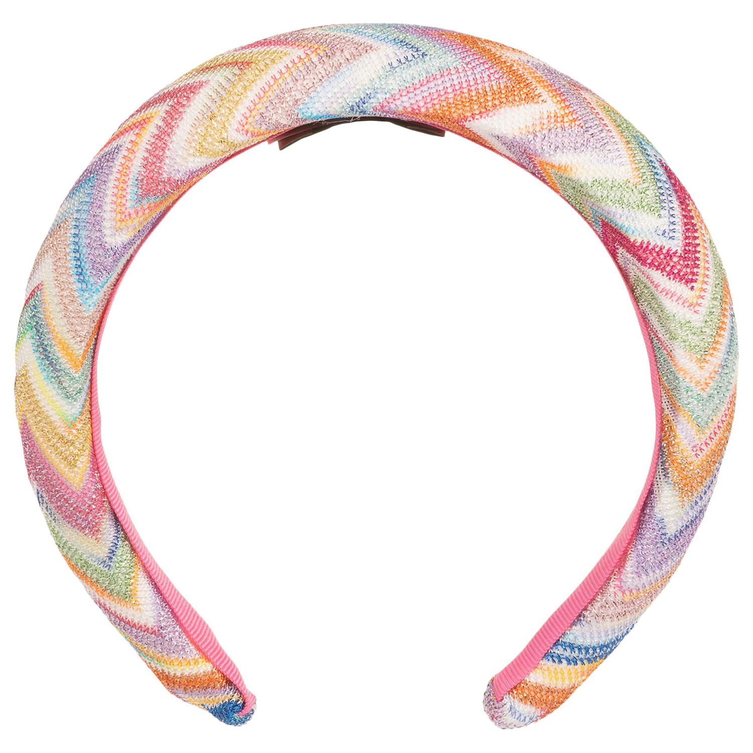 Girls Multi-Coloured Zigzag Headband, 2, hi-res