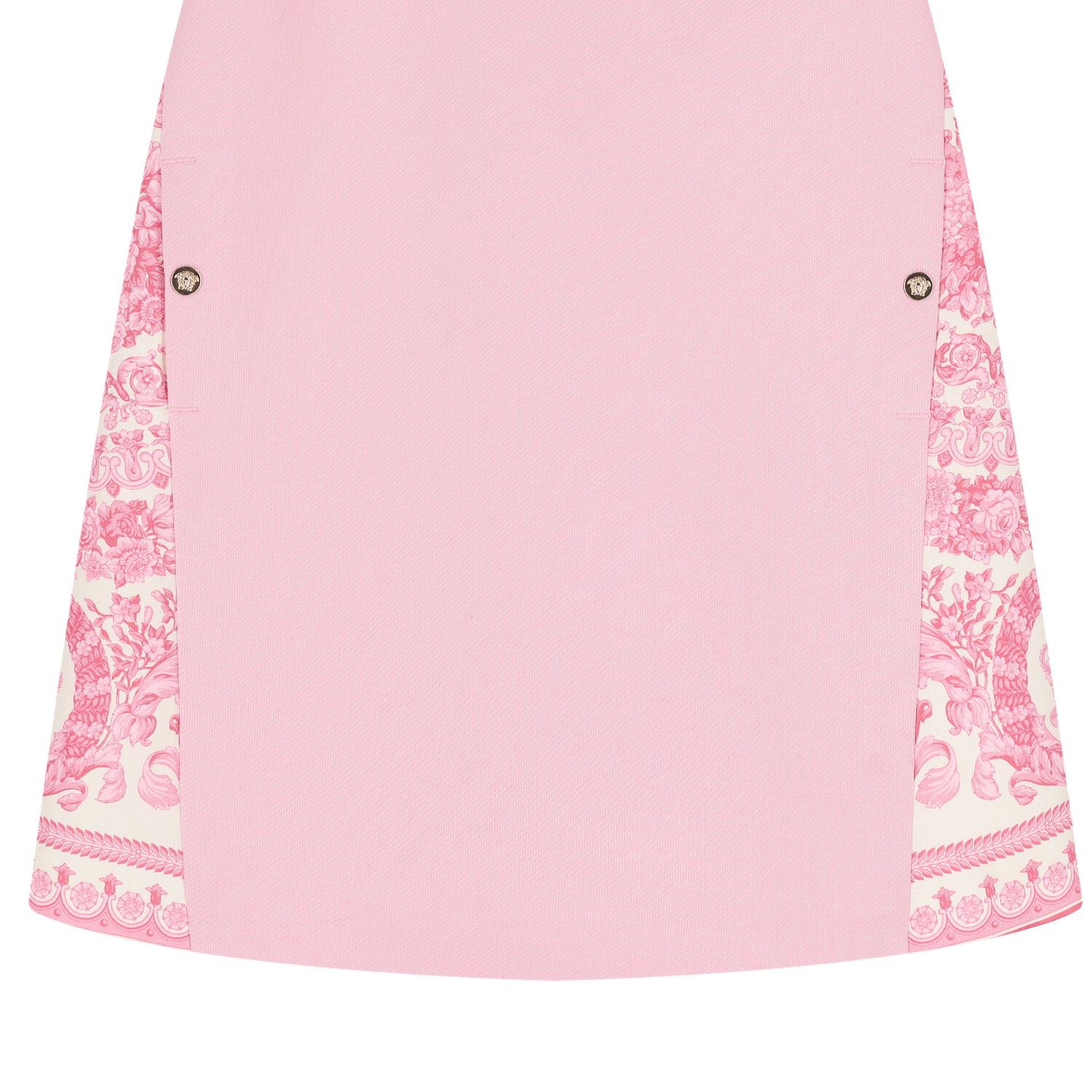 Girls Pink Barocco Dress, 1, hi-res