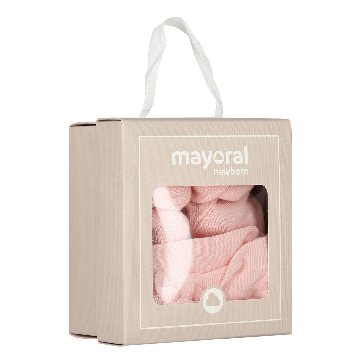 طقم بنات جوارب وطوق شعر باللون الوردي, 2, hi-res