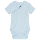 Baby Boys Blue & Ivory Whale Bodysuit ( 3-Pack ), 1, hi-res