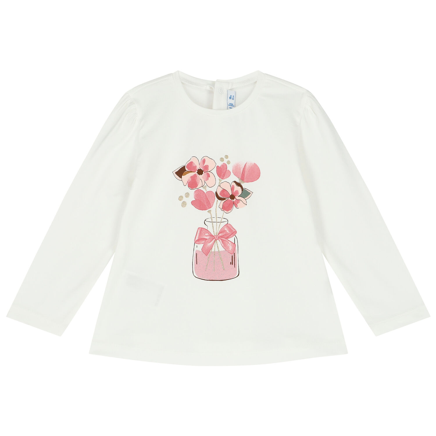 Younger Girls Ivory & Pink Leggings Set, 1, hi-res