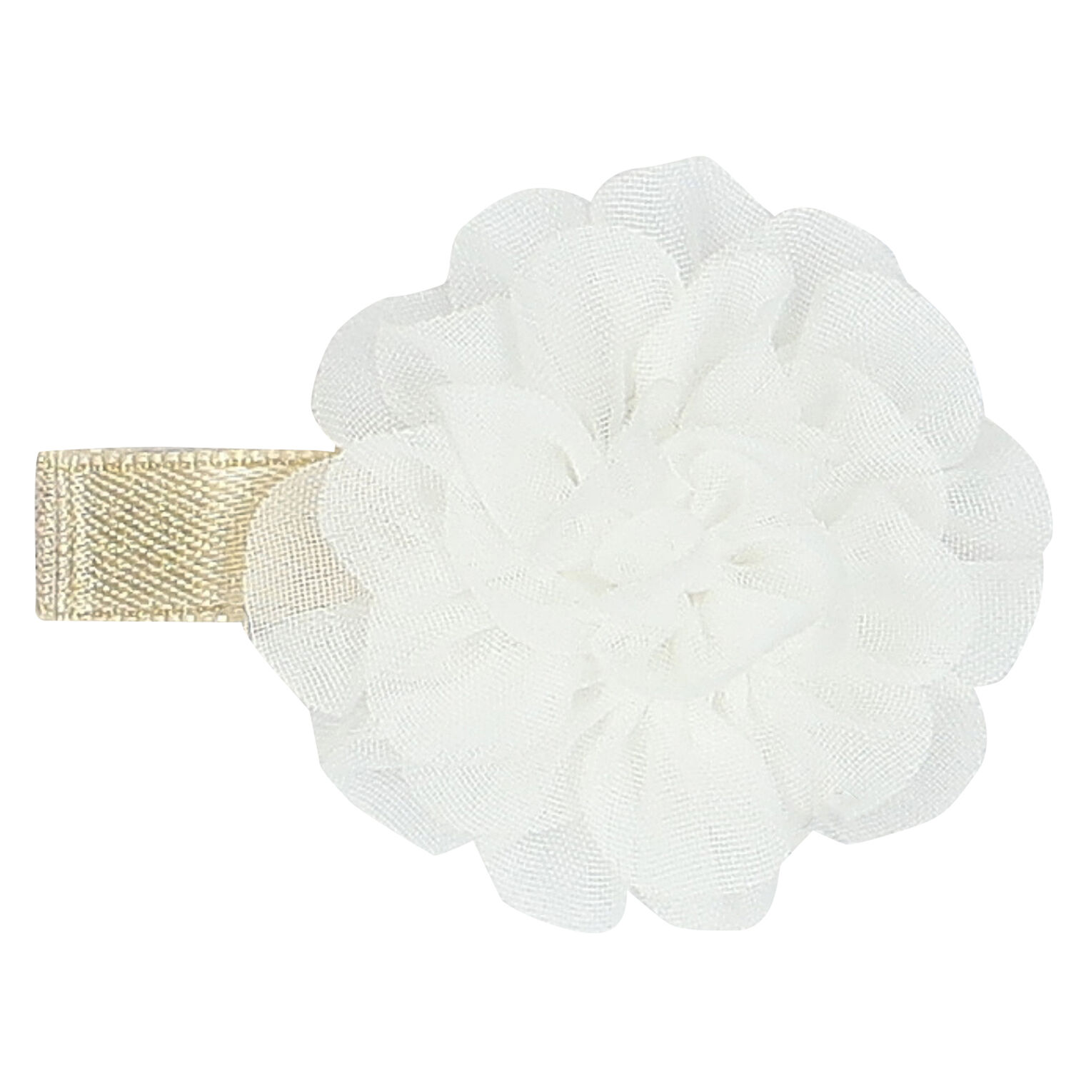 مشبك شعر باللون الأبيض (عبوة من قطعتين), 1, hi-res