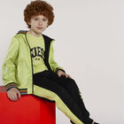 تيشيرت أولاد بالشعار باللون الاخضر نيون, 2, hi-res