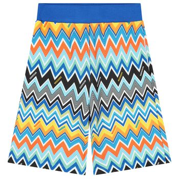 Boys Multi-Coloured Zig Zag Shorts