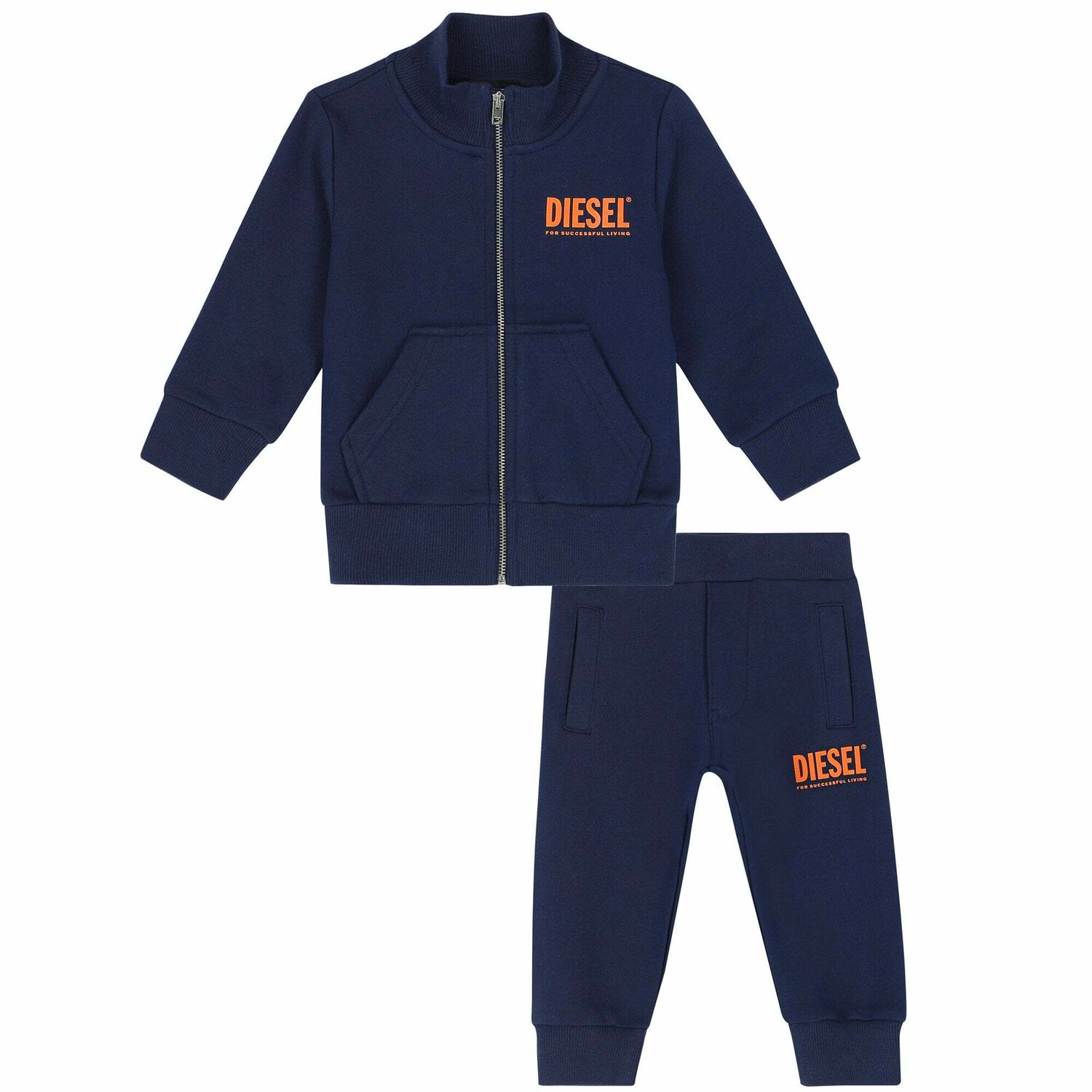 بدلة رياضية بالشعار باللون الكحلى للاولاد, 1, hi-res image number null