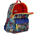 حقيبة ظهر أولاد بالشعار باللون الكحلى, 1, hi-res