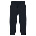 Boys Black Joggers, 4, hi-res