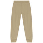 بنطلون رياضى أولاد بالشعار باللون البيج, 1, hi-res