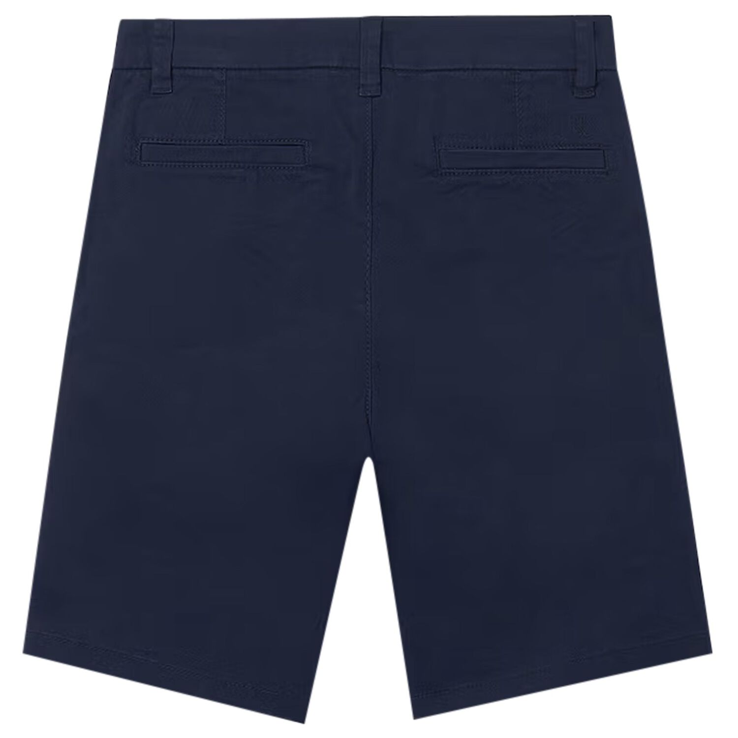 Boys Navy Blue Chino Shorts, 2, hi-res