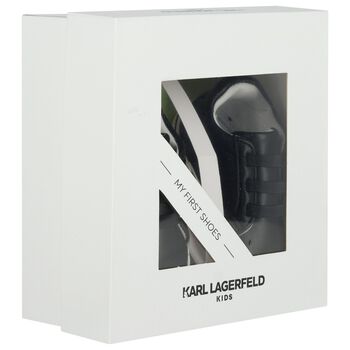 حذاء أيكونيك كارل أسود للأولاد قبل المشي