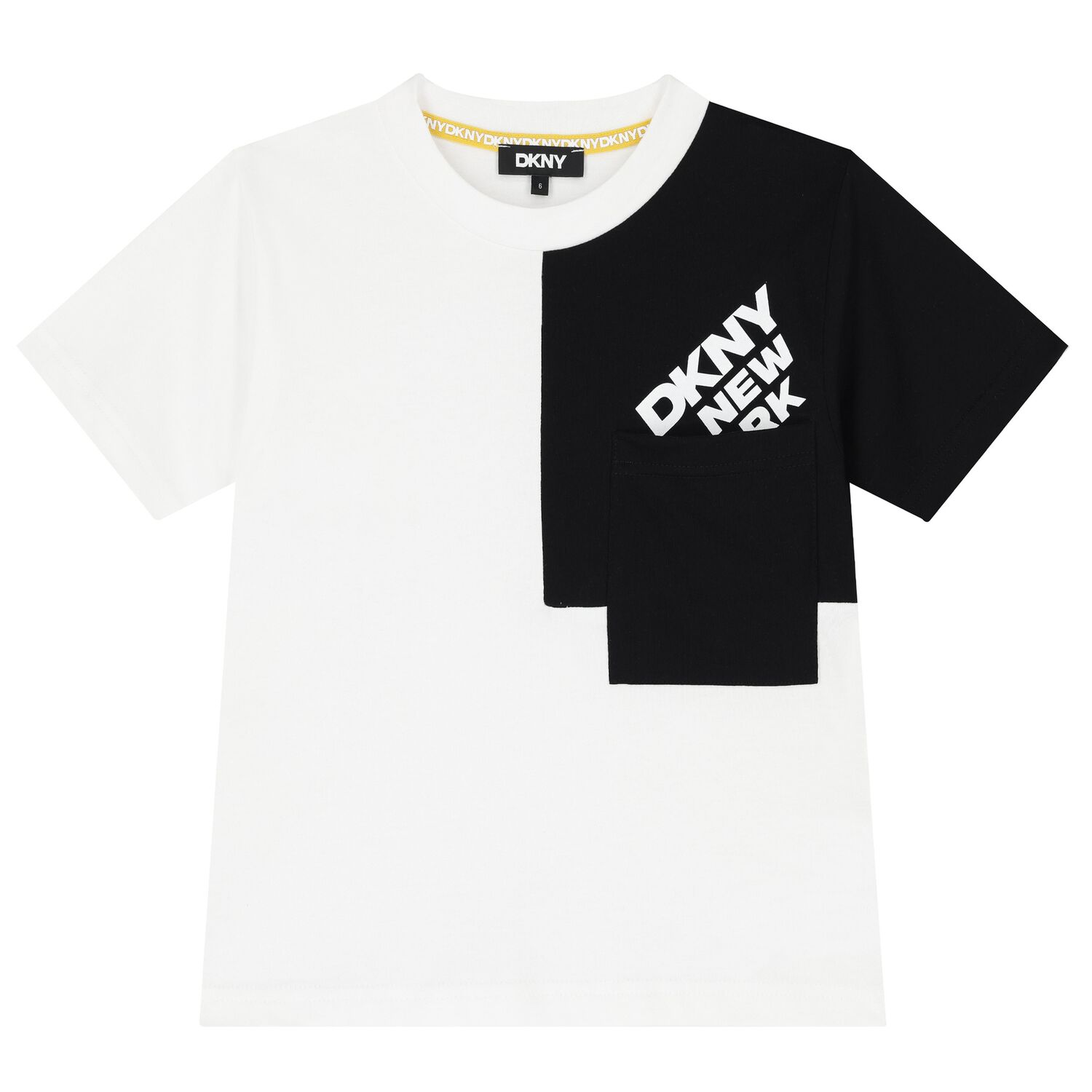 White & Black Logo T-Shirt, 1, hi-res