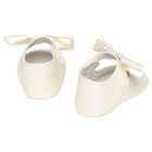 Baby Girls Ivory Bow Pre Walker Shoes, 2, hi-res