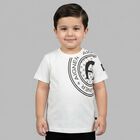 Younger Boys White Logo T-Shirt, 1, hi-res