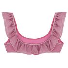 Girls Pink Lumiere Ruffle Bikini, 1, hi-res