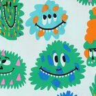 توب بنات بأكمام باللون الازرق, 1, hi-res