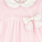 Baby Girls Pink Embellished Babygrow , 1, hi-res
