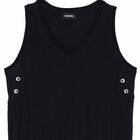 فستان باللون الاسود للبنات, 1, hi-res