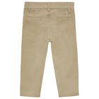 Younger Boys Beige Trousers, 1, hi-res