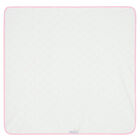 Baby Girls Ivory & Pink Horse Blanket, 2, hi-res