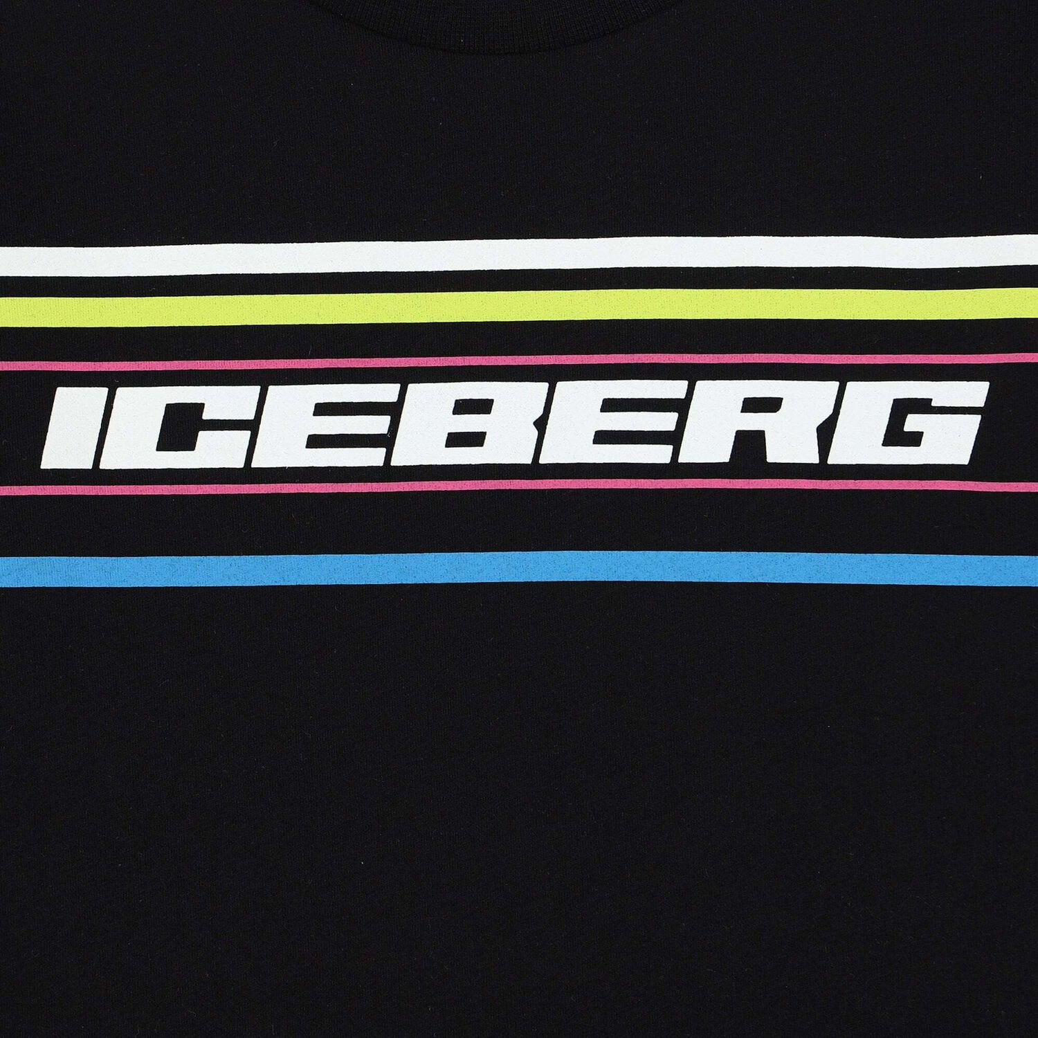 توب باكمام بالشعار باللون الاسود للاولاد, 1, hi-res image number null