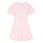 فستان بالشعارباللون الوردي, 3, hi-res