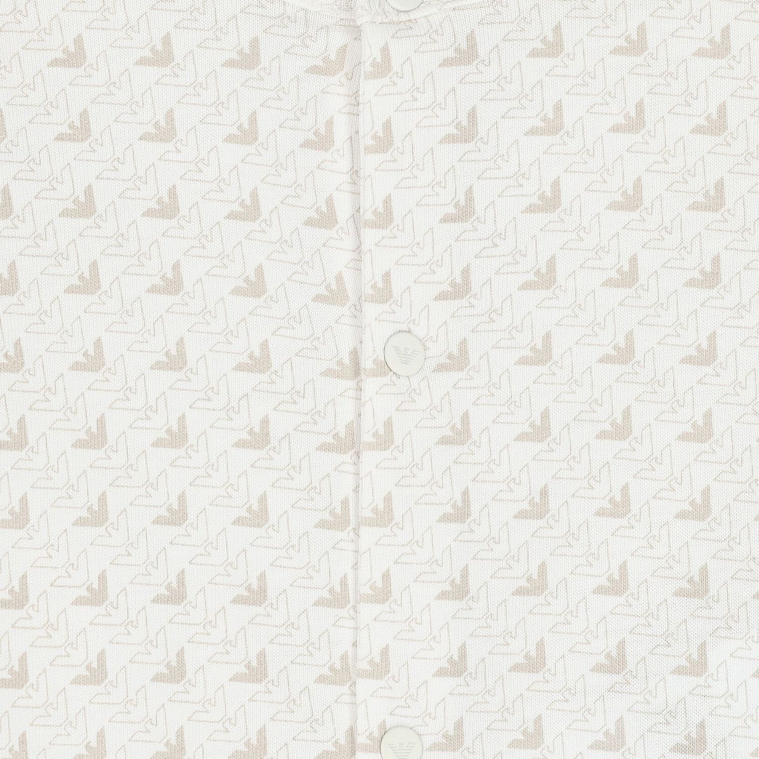 طقم أفرول بالشعار باللون العاجي, 2, hi-res image number null