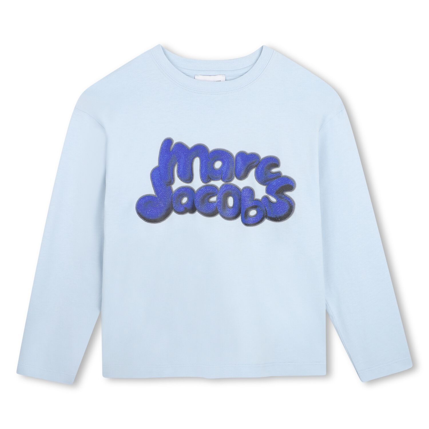 Boys Blue Logo Long Sleeve Top, 1, hi-res