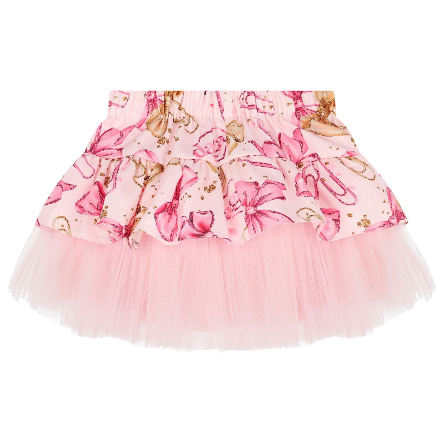 Girls Pink Bow Skirt, 1, hi-res image number null