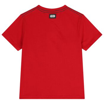 قميص أحمر للأولاد