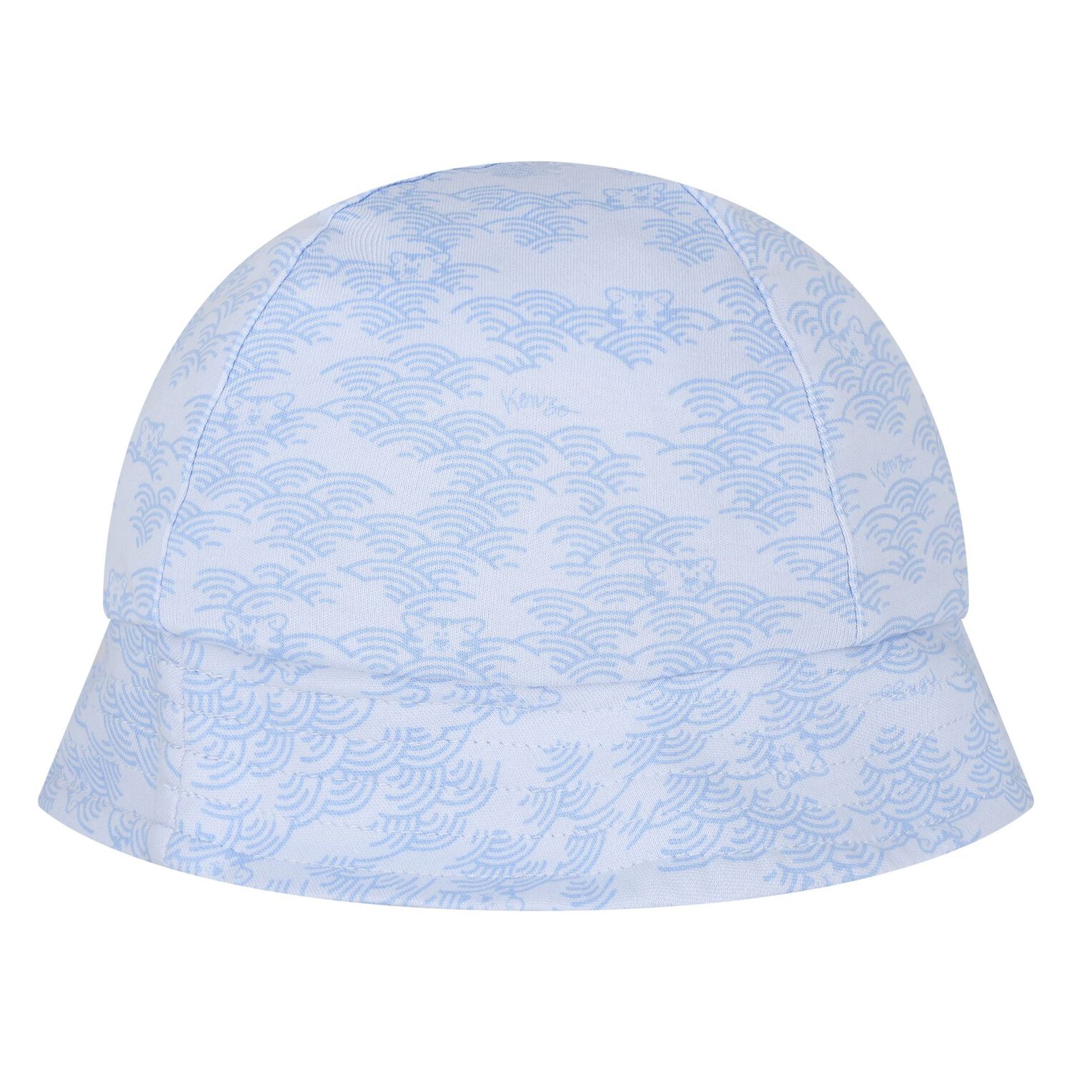 طقم شورت بالشعار باللون العاجي والأزرق للأولاد  , 1, hi-res